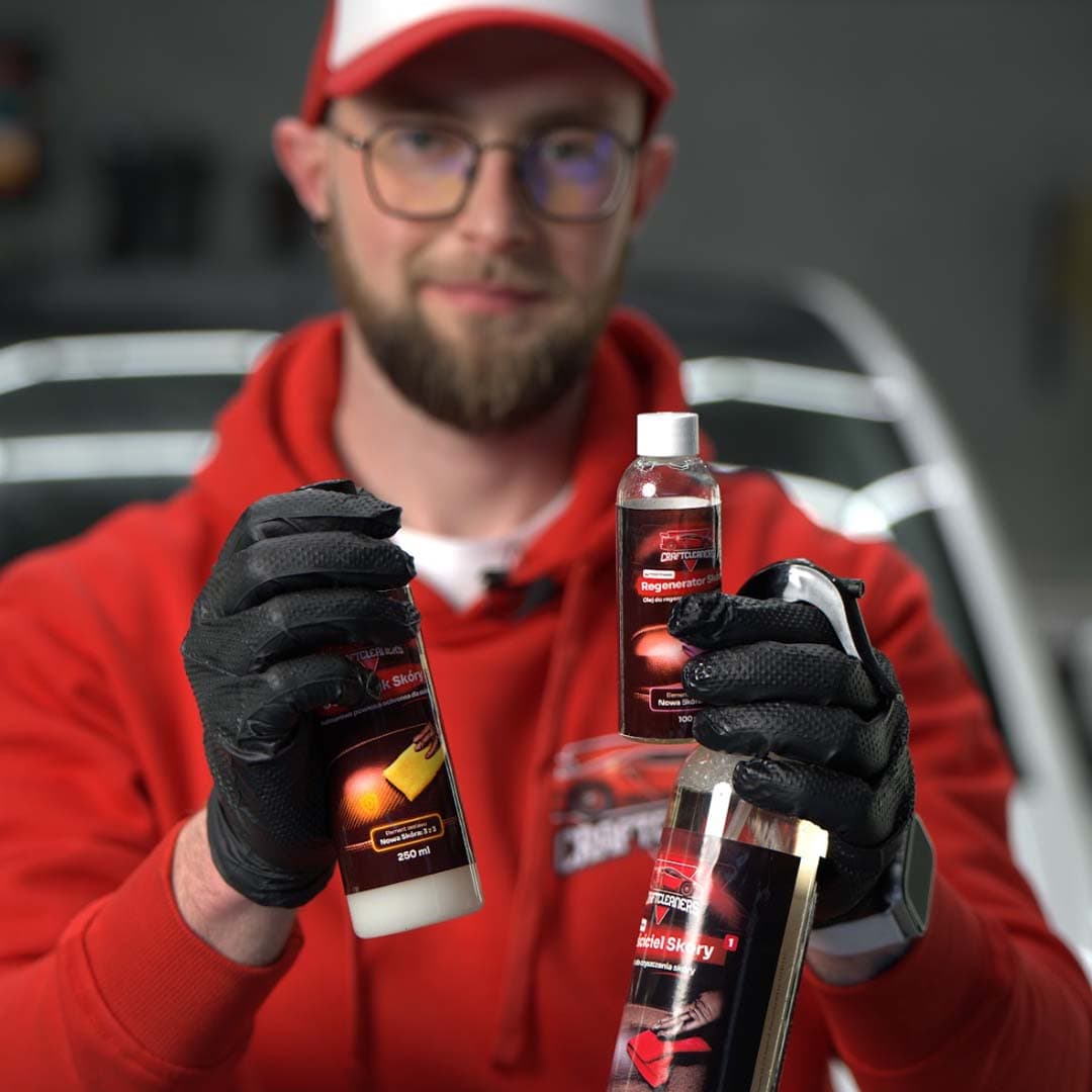 Zestaw Nowa Skóra -trzystopniowa kuracja dla skóry w samochodzie